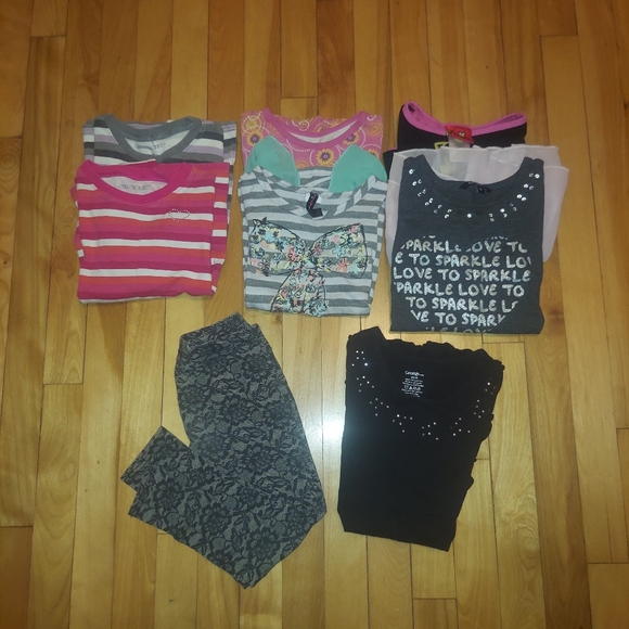 8pcs Mixed Lot Bundle Girls Kids Clothes Clothing size 6-6x - Picture 1 of 10